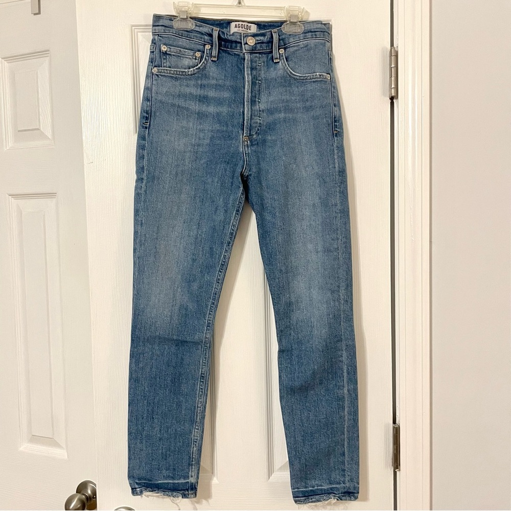 Agolde jeans in light wash